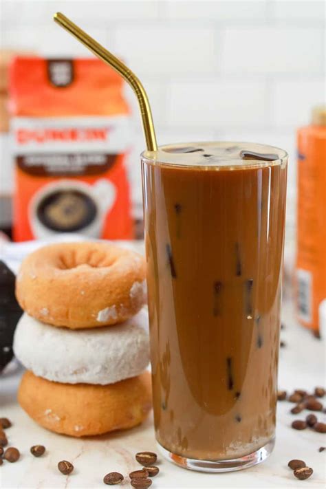 Dunkin Donuts Caramel Iced Coffee Recipe Copykat Recipes