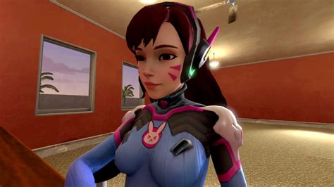 Tracer Gets Tickled In D Va S Arcade