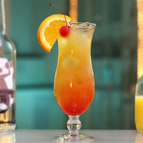 Along with the flavors of the pineapple and orange juice that is combined with the spiced rum and traditional rum. bahama mama