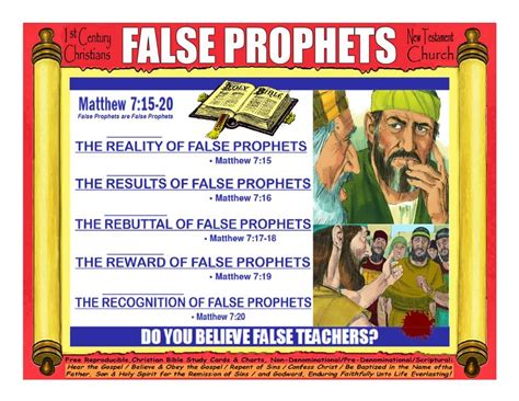 False Prophets Bible Study Scripture Bible Study Topics Christian