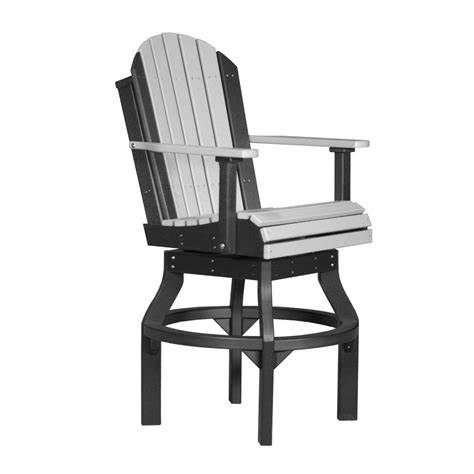 Adirondack Swivel Bar Chair Recycled Patio