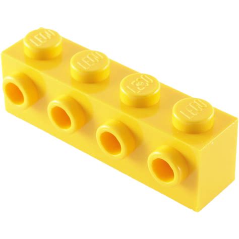 Lego Yellow Brick 1 X 4 With 4 Studs On One Side 30414 Brick Owl