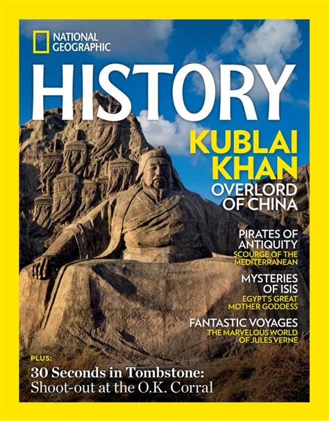 National Geographic History T Subscription Magazine