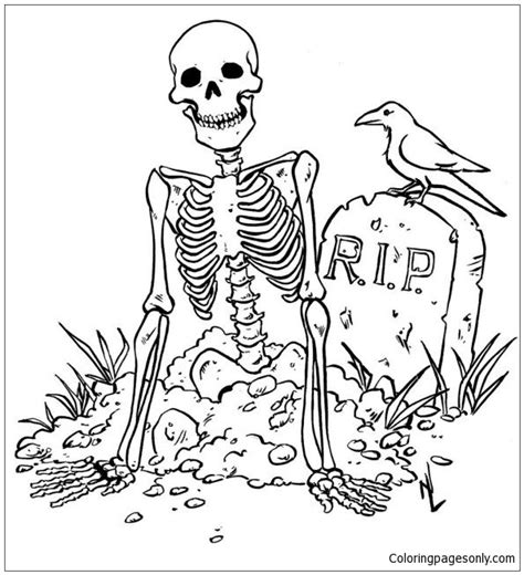 Scary Halloween Coloring Page Free Printable Coloring Pages