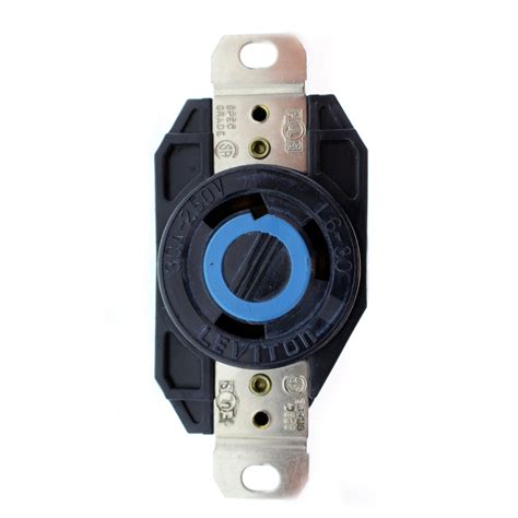 Buy Leviton 2620 30 Amp 250 Volt Flush Mounting Locking Receptacle