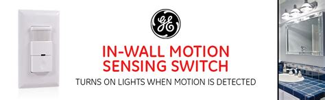 Ge Ultrapro In Wall Motion Sensing Switch White