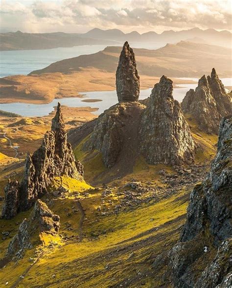 Ilha De Skye Ligada à Costa Noroeste Da Escócia Lugar Especial