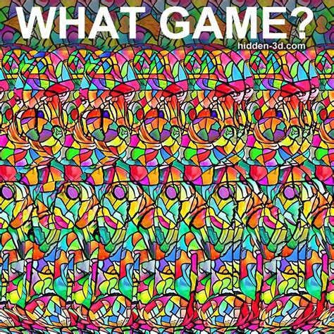 Stereogram By 3dimka Guess The Videogame Tags Super Mario Stained