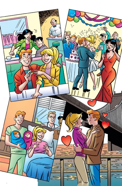 revisit the married life with archie betty and veronica ten years later archie comics