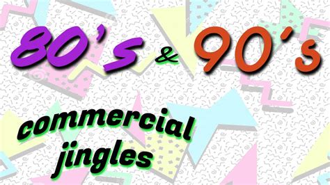Best 80s And 90s Commercial Jingles Youtube