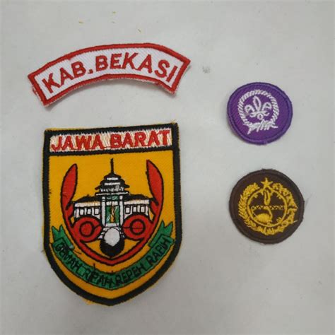 Jual Bet Pramuka Lengkap Perempuan Badge Kwarda Jawa Barat Bed Pramuka
