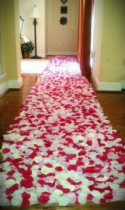 Rose Petal Wedding Procession Runner Carpet Weddingbee