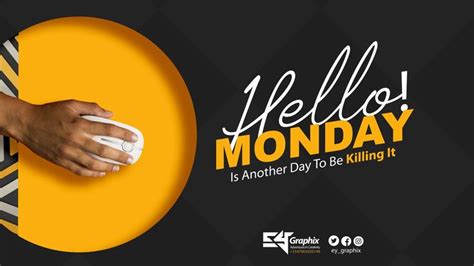 Hello Monday Graphic Design Brochure Social Media Design Graphics