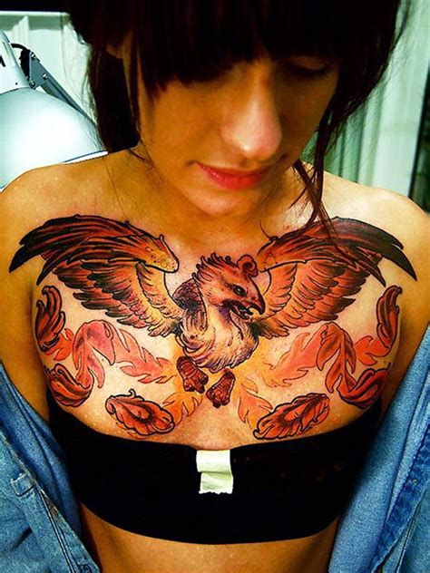 Awesome Chest Tattoos For Women