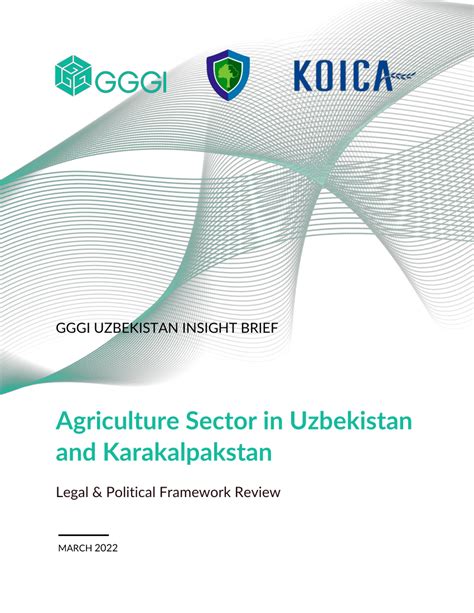 Pdf Agriculture Sector In Uzbekistan And Karakalpakstan Legal And Political Framework Review
