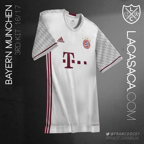 Kit Leak Bayern Munich 2016 17 Adidas Jerseys Bavarian Football Works