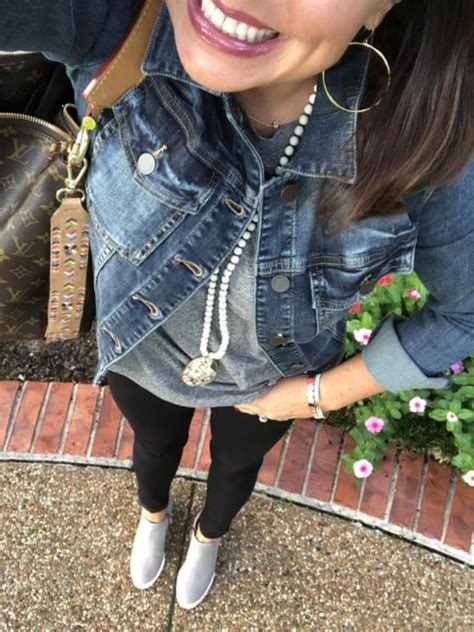 denim jacket love and a fabulous leopard tote 04 04 2019