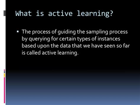 Ppt Active Learning Powerpoint Presentation Free Download Id6515830
