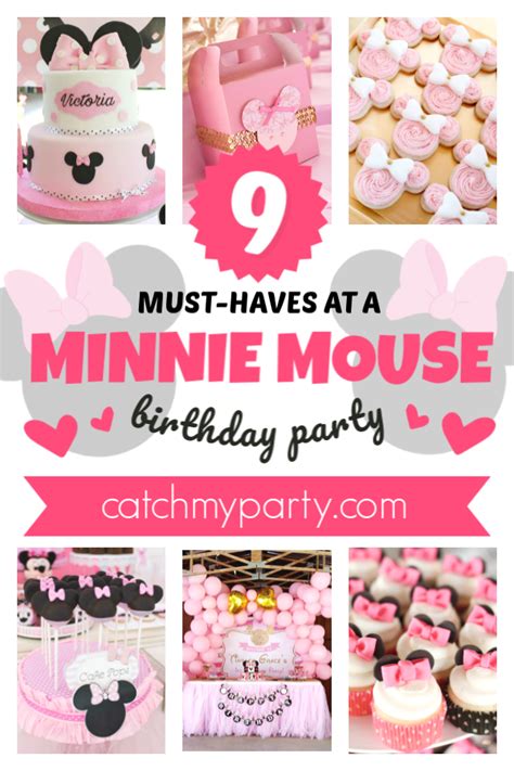 9 Things You Must Have At Your Minnie Mouse Party Catch My Party