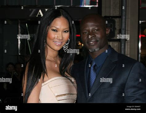 Kimora Lee And Actor Djimon Hounsou Los Angeles Premiere Of The