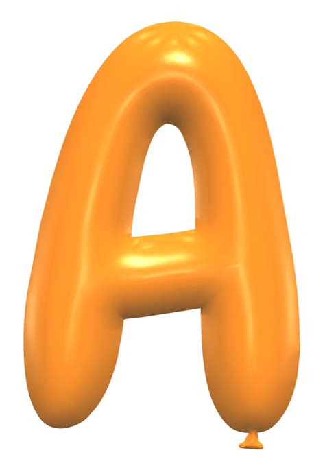 Orange Letter I