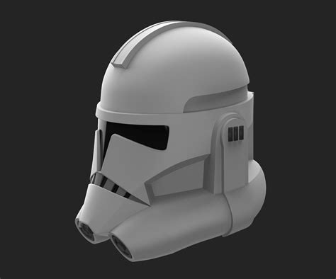 Clone Trooper Helmet Phase 2 Template