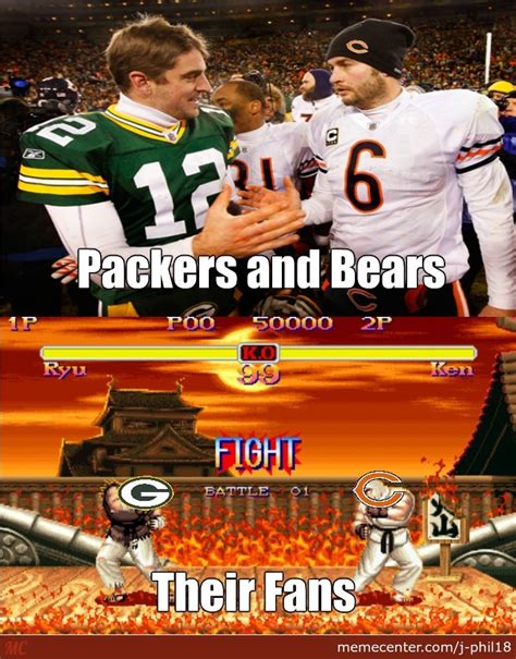 Discover and share funny quotes about bears. Bears And Packers by j-phil18 - Meme Center
