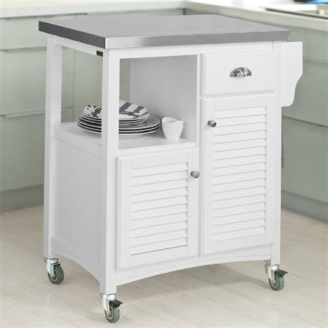 Soga 3 tier 75x40x83.5cm stainless steel kitchen dinning food cart trolley utility size small. SoBuy Kitchen Storage Serving Trolley Cart with Stainless ...