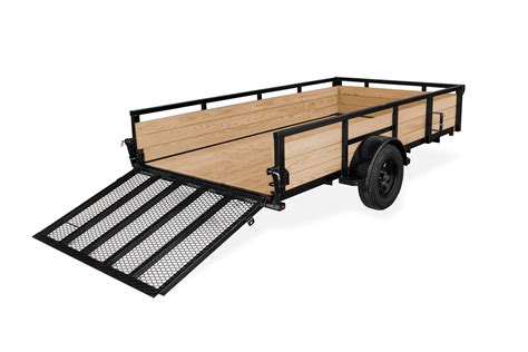 H&H Trailers | Wood Side Utility Trailer by H&H Trailers - Hauling with Ease