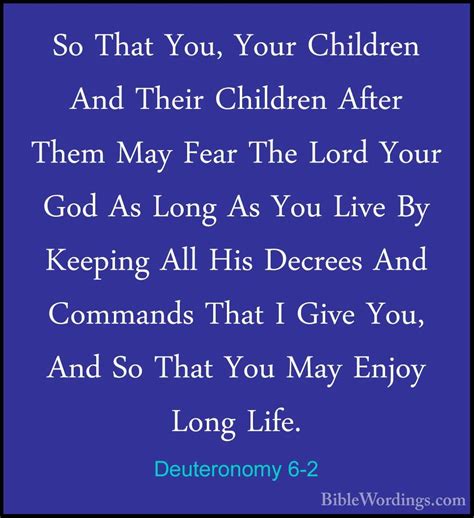 Deuteronomy 6 Holy Bible English
