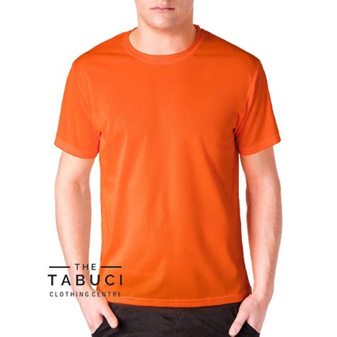 Kaos Polos Pria Original Distro Bandung Tebal Combed 30s Murah Lengan Pendek Warna Orange