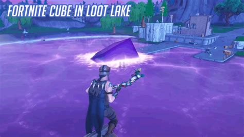 Fortnite Cube Melts Into Loot Lake Video Bouncy Lake Gameguidehq