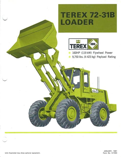 Equipment Brochure Terex 72 31b Wheel Loader 1981 E3888 Ebay
