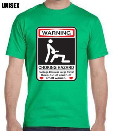 Warning Choking Hazard Tee Shirt Funny Tee Shirt Cool Tee Etsy