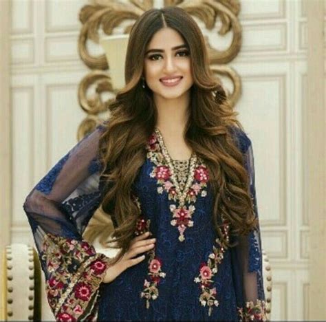 Pin By Romaisa Raza On Sajal Ali Pakistani Dresses Casual Velvet