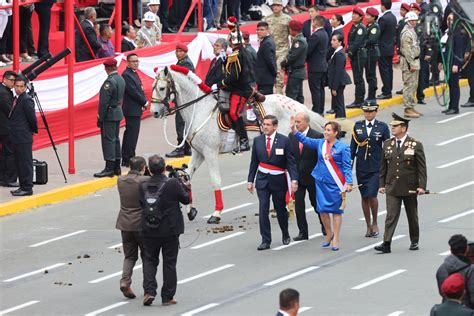 Fiestas Patrias La Presidenta De La Rep Blica Dina Boluarte Encabeza