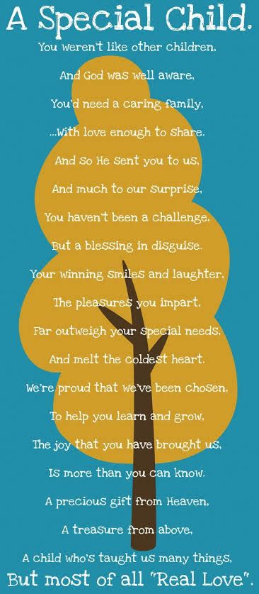 Poem About Having A Child With Special Needs Whiz Circle