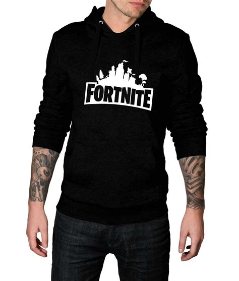 It is bundled with back. Fortnite Logo Hoodie - Videogame Unisex Hoodie.