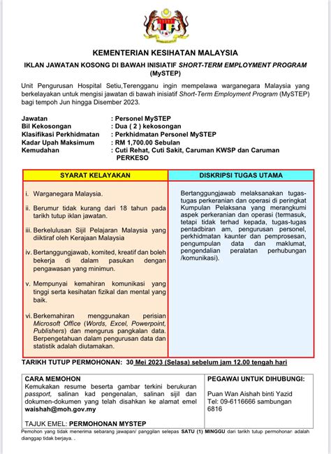 Iklan Jawatan Hospital Setiu Jobs Hub