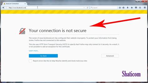 Whenever firefox connects to a secure website, it verifies that the certificate presented by the website is valid and the encryption is strong enough to make sure that is not the case with you. How to Fix Your Connection is Not Secure Sec Error Unknown ...