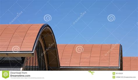 Modern Architecture With Brick Arches Stock Image Image
