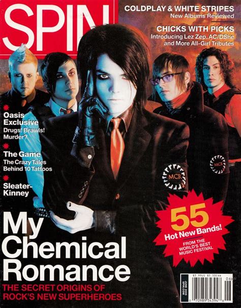 My Chemical Romance On The Cover Of Spin Magazine My Chemical Romance