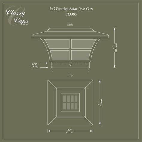 classy caps 5x5 white pvc prestige solar post cap set of 2 as is item bed bath and beyond
