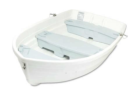 Small Plastic Row Boat Classic White Backwater Boats