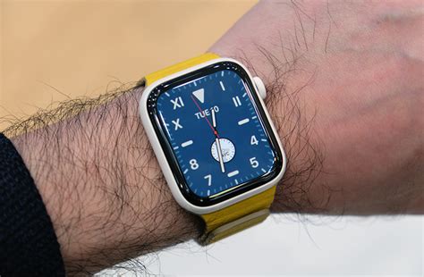 It was released on september 20, 2019 during an apple special event alongside the iphone 11. Hands-on: Apple Watch Series 5 with always-on display and ...