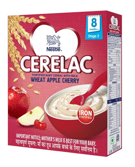 Below is the sample weekly baby food chart / meal plan with recipes (please refer to hyperlinks to get the recipes) for 9 months you can refer. Nestle Cerelac Infant Cereal Stage 2 (after 8 months ...