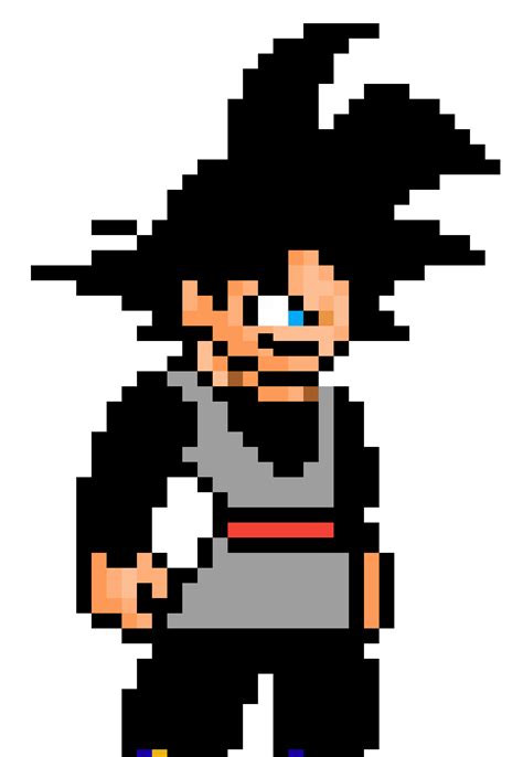Download Goku Black Pixel Art Dibujos Pixelados Dragon Ball Full