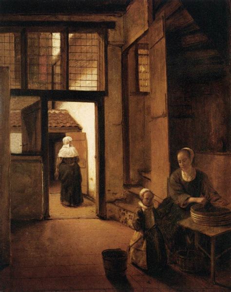 Interior Of A Dutch House Pieter De Hooch Dutch Flemish Painting