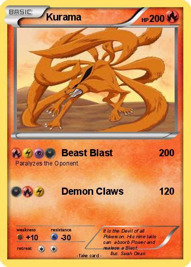 Pokémon Kurama 91 91 Beast Blast My Pokemon Card