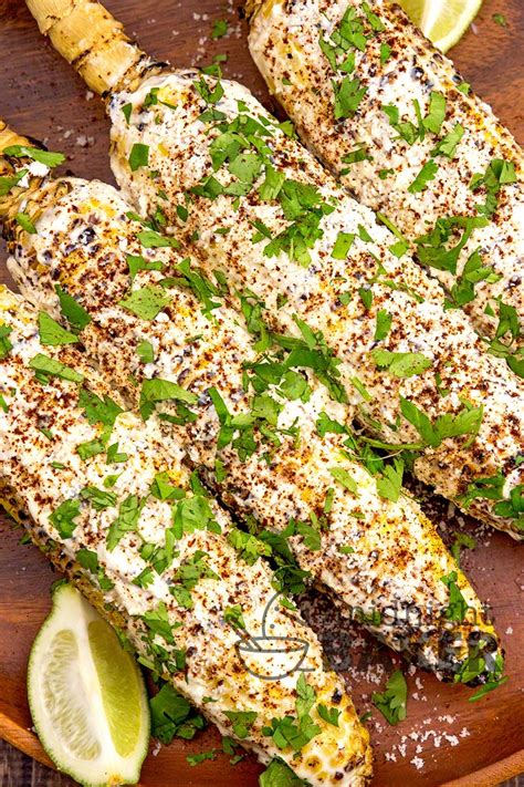 Creamy, spicy, and so easy. Mexican Street Corn - The Midnight Baker